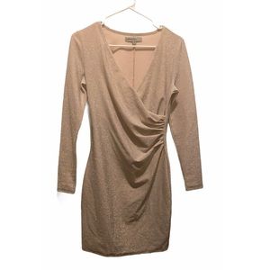 Blush/off white sparkly s dress